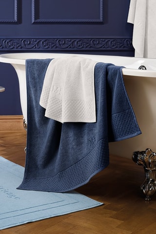 Tapis de bain - Bleu foncé - 50 x 70 cm