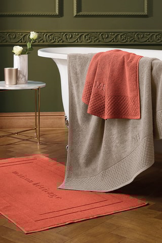 Tapis de bain - Terracotta - 60 x 100 cm