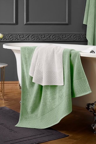 Tapis de bain - Vert prairie - 50 x 70 cm