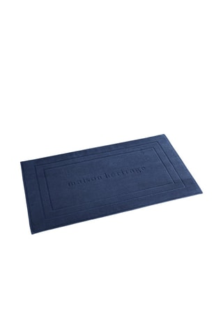 Tapis de bain - Bleu foncé - 60 x 100 cm
