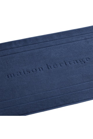 Tapis de bain - Bleu foncé - 60 x 100 cm