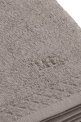 4 gants de toilette Eden - Marron