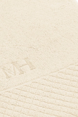 4 serviettes invité Eden - Ivoire - 30 x 30 cm