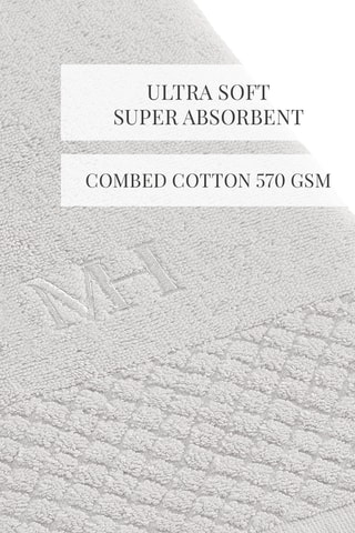 2 draps de douche Eden - Beige - 70 x 140 cm