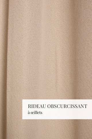 Rideau Prague - Taupe - 140 x 220 cm
