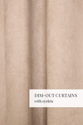 Rideau Santorin - Beige - 140 x 220 cm