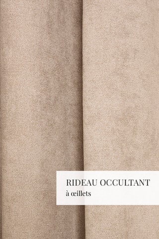 Rideau Santorin - Gris clair - 140 x 260 cm