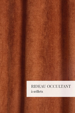 Rideau Santorin - Terracotta - 140 x 300 cm
