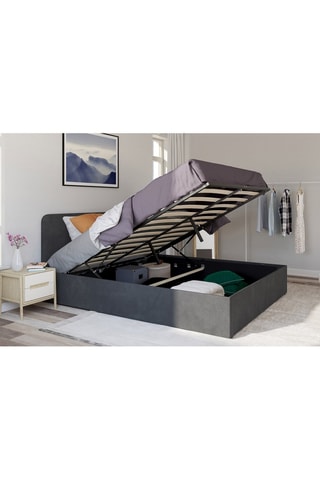 Letto contenitore con rete Louise - Area materasso 160 x 200 cm