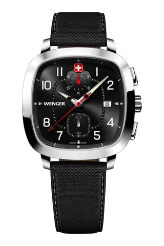 Orologio al quarzo - Cronografo -  Nero e argentato