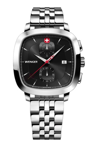 Orologio al quarzo in acciaio inossidabile - Cronografo - Argentato