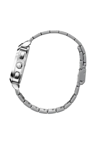 Orologio al quarzo in acciaio inossidabile - Cronografo - Argentato