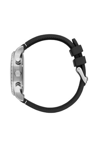 Orologio al quarzo in acciaio Attitude - Cronografo - Nero e argentato