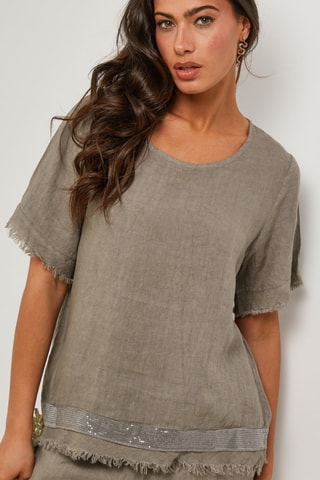 Tunica in lino - Grigio