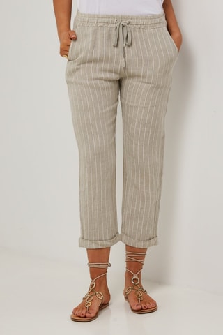 Pantaloni in lino - Beige
