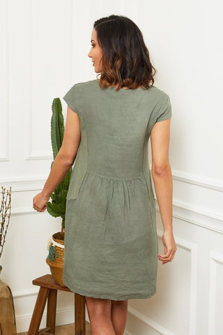 Robe droitecourte - Vert