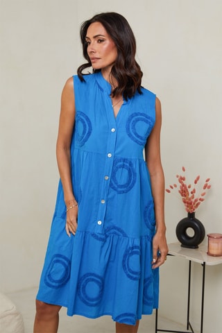 Abito a campana - Blu