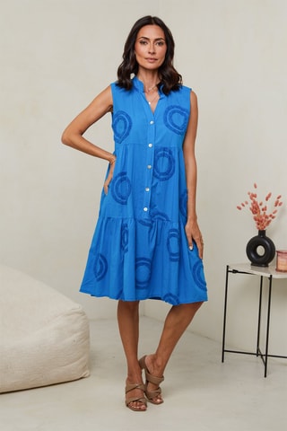 Abito a campana - Blu