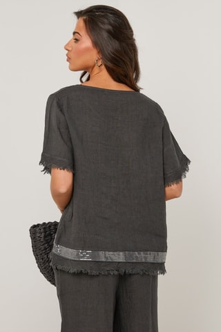 Tunica in lino - Grigio