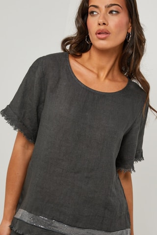 Tunica in lino - Grigio