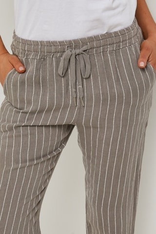 Pantaloni in lino - Grigio