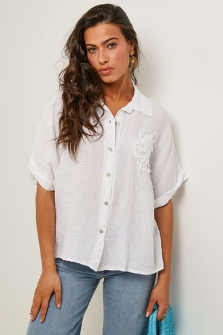 Tunica in lino - Bianco