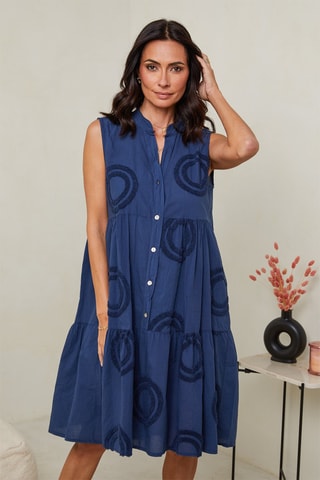 Abito a campana - Blu