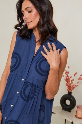 Abito a campana - Blu