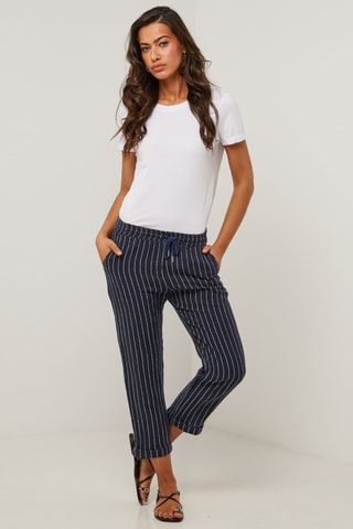 Pantaloni in lino - Blu