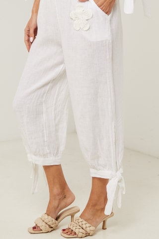 Pantaloni in lino - Bianco