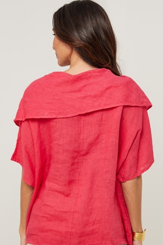 Blusa in lino - Viola