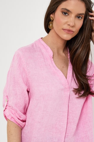 Blusa in lino - Viola