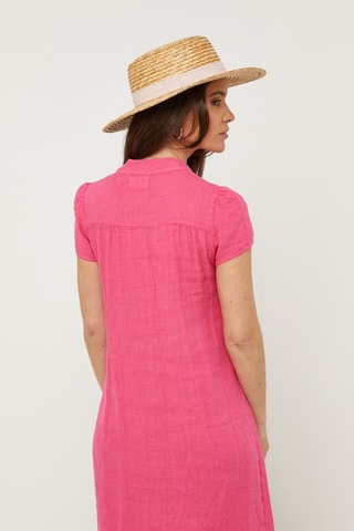 Abito taglio dritto in lino - Viola