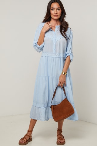 Abito a camicia - Blu