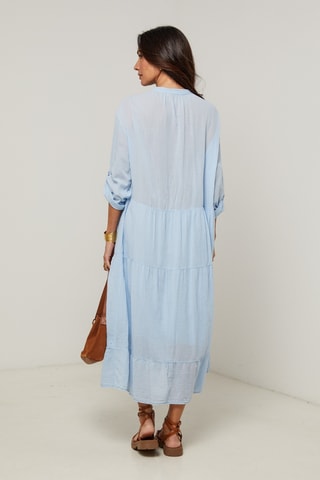 Abito a camicia - Blu