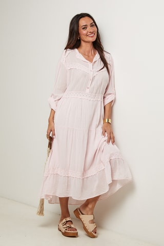 Abito a camicia - Rosa