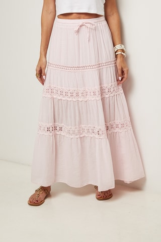 Gonna lunga a vita alta - Rosa