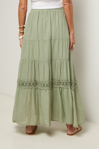 Gonna lunga a vita alta - Verde