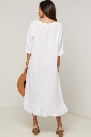 Abito in lino - Bianco