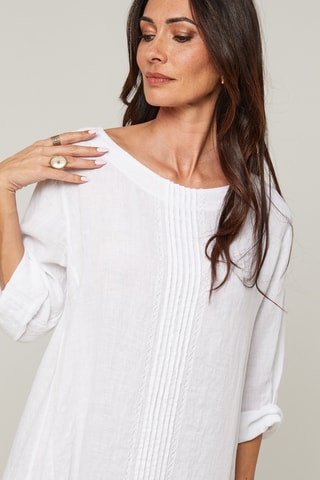 Abito in lino - Bianco