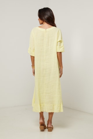 Abito in lino - Giallo
