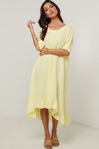 Abito in lino - Giallo