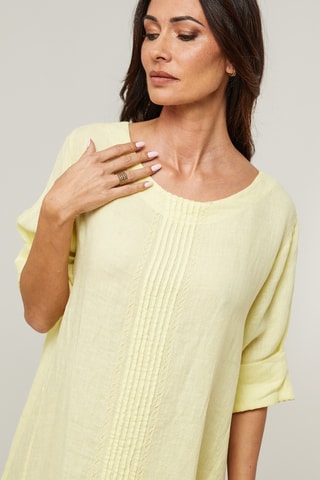 Abito in lino - Giallo