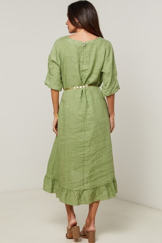 Abito in lino - Verde