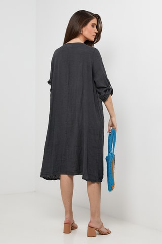 Abito in lino - Grigio
