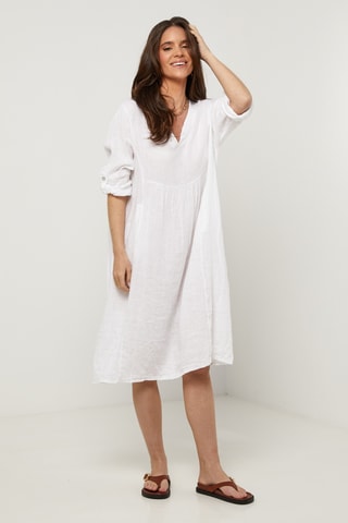 Abito in lino - Bianco