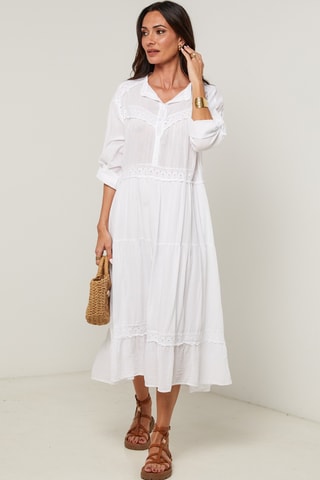 Abito a camicia - Bianco