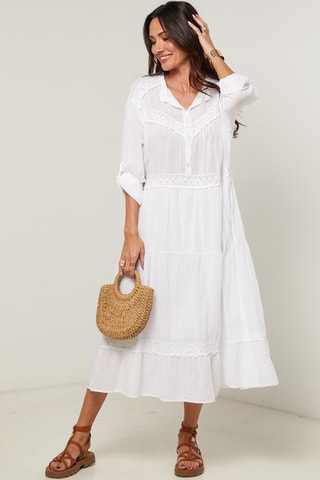 Abito a camicia - Bianco