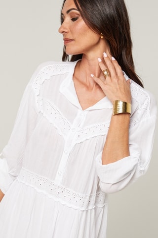 Abito a camicia - Bianco