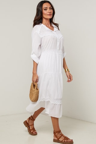 Abito a camicia - Bianco